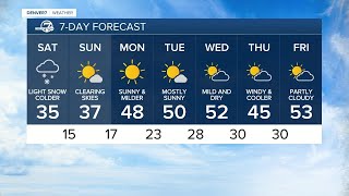 Information One to two inches of snow expected in Denver Saturday News