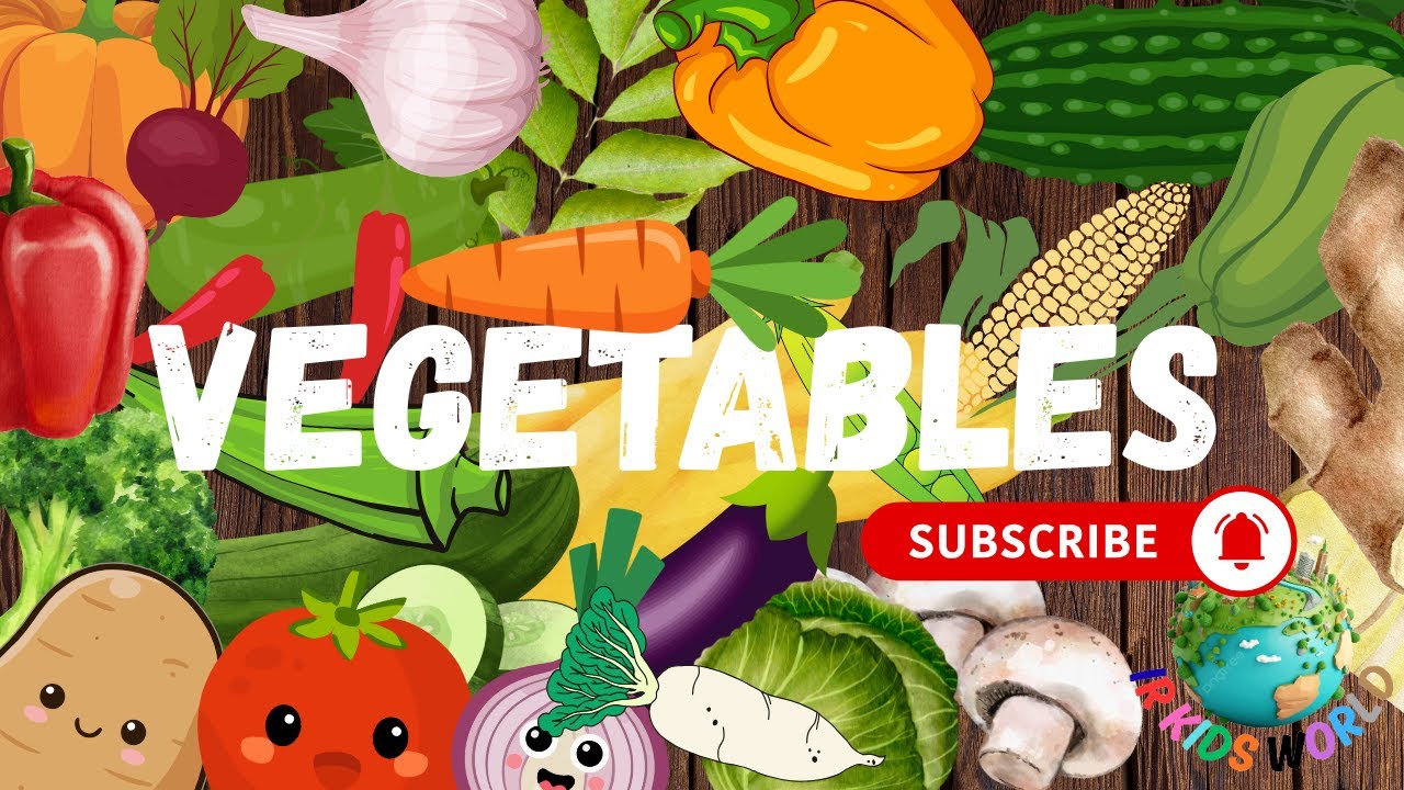 Vegetable Names | 50 Vegetable Names | Vegetable Names in English & Uses | IR KIDS WORLD
