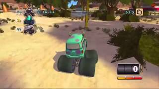 Cars and Monster Inc  Star   Sulley Sullivan !   in McQueen game Cars Mater International   Monster screenshot 5