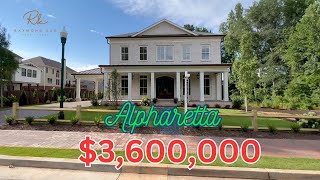 Alpharetta Georgia Home Tour What is Like Living In Alpharetta Downtown $3.6M Custom Home