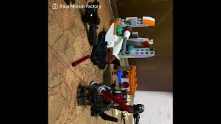 A Battle arena fight in Lego Star Wars. Myy First Stop Motion!