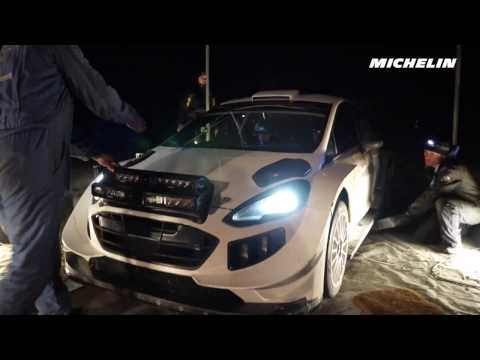 Ogier testing - 2017  WRC Rallye Monte-Carlo - Michelin Motorsport