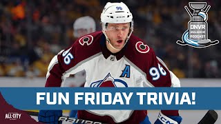 Which defenseman took the most faceoffs and other Colorado Avalanche trivia | DNVR Avalanche Podcast