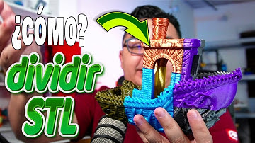 🚢 SÚPER FÁCIL: Cómo dividir un modelo STL para Impresión 3D