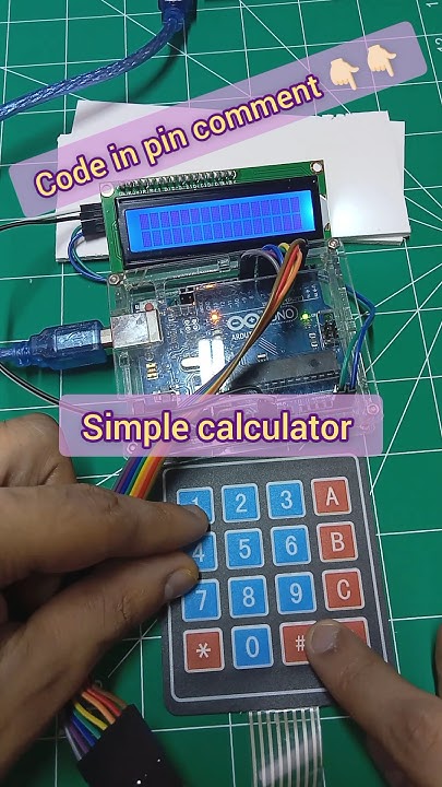 how to make a simple calculator using Arduino #ai #robotic - YouTube