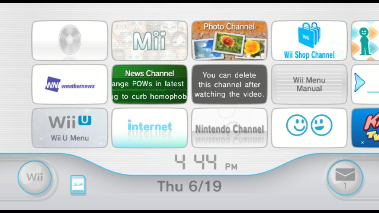 Every Wii Channel Ever Made
