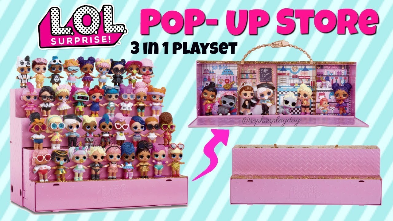 pop up store lol doll