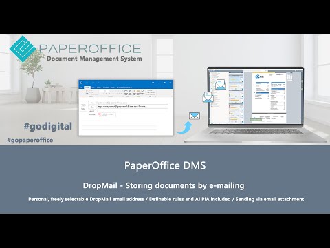 DropMail - Automatically store documents on the go in PaperOffice by e-mailing / PaperOffice DMS