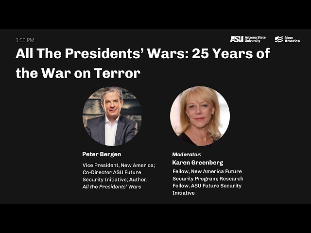 Thumbnail for All The Presidents’ Wars: 25 Years of the War on Terror (Future Security Forum 2026)