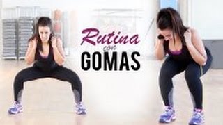 Ejercicios con bandas elásticas para fortalecer piernas