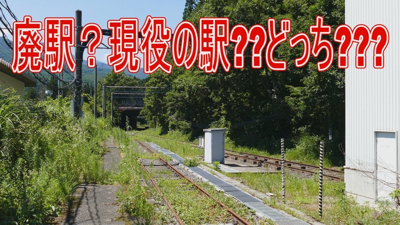 【駅に行って来た】JR東日本奥羽本線にある廃駅の風景