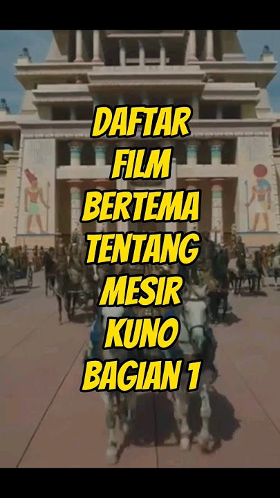 Daftar Film Bertema Tentang Mesir Kuno Bagian 1 #film #movie #hollywood
