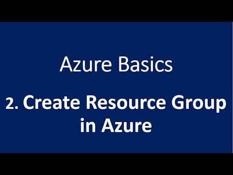 2. How To Create Resource Group In Azure