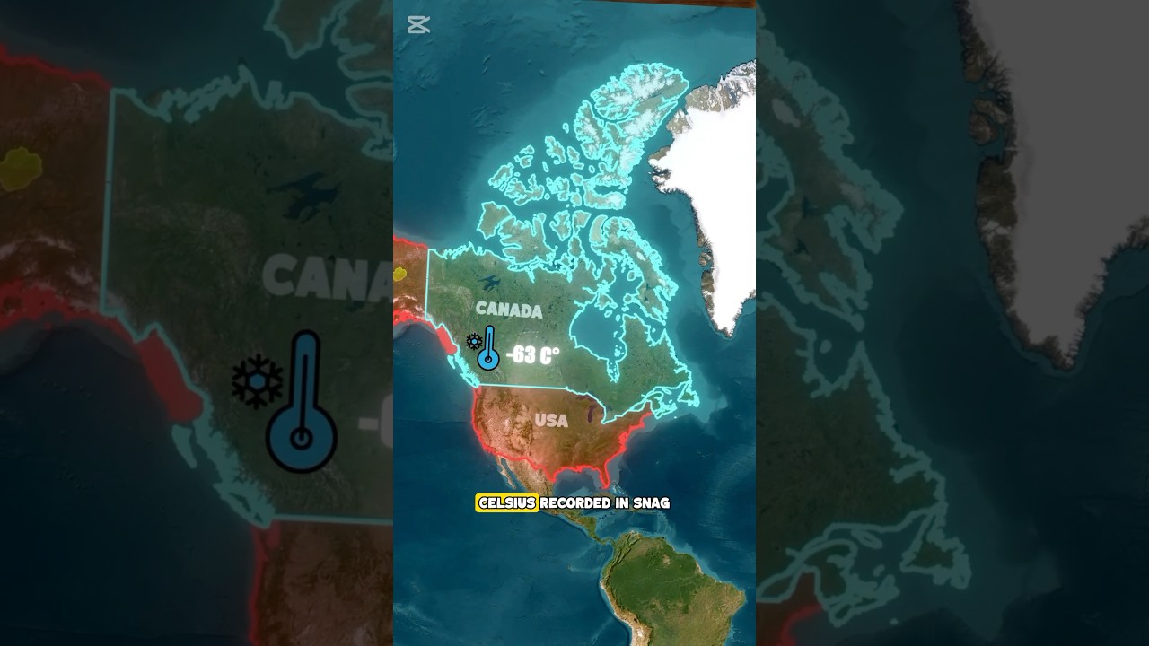 What's the Top 5 Countries with the coldest temperature of all time? 🤯🌎