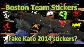 CSGO - Scraping Boston Major Team Stickers - Fake Katowice 2014 stickers? | TDM_Heyzeus
