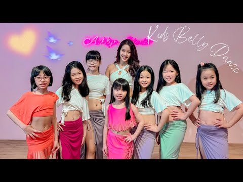 Annemarie Mejance kids belly dance dance cover ft. Ashlyn Tang