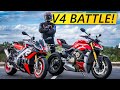 Okay... How INSANE is the 2021 Ducati Streetfighter V4S? (Aprilia Tuono V4 Comparison)