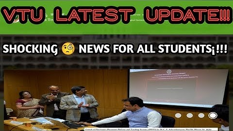 VTU LATEST CIRCULAR|SHOCKING NEWS FOR ALL|IMPORTANT UPDATE|students solution