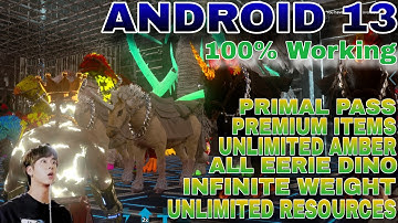 ARK MOBILE | UNLIMITED AMBER | PRIMAL PASS | RARE ITEMS | ALL BLUEPRINTS | EERIE WORLD | SAVE DATA