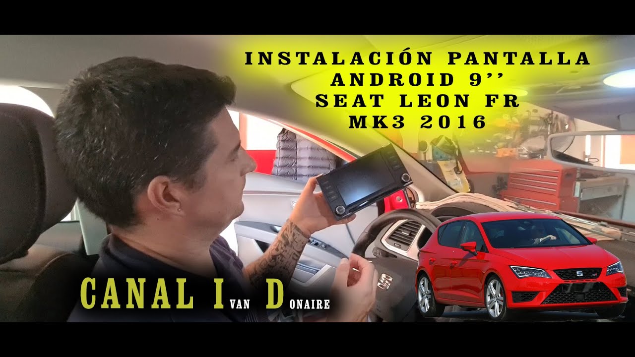 Cámara trasera para Seat León FR MK3, instalación paso a paso - Reverse Camera Installation seat -