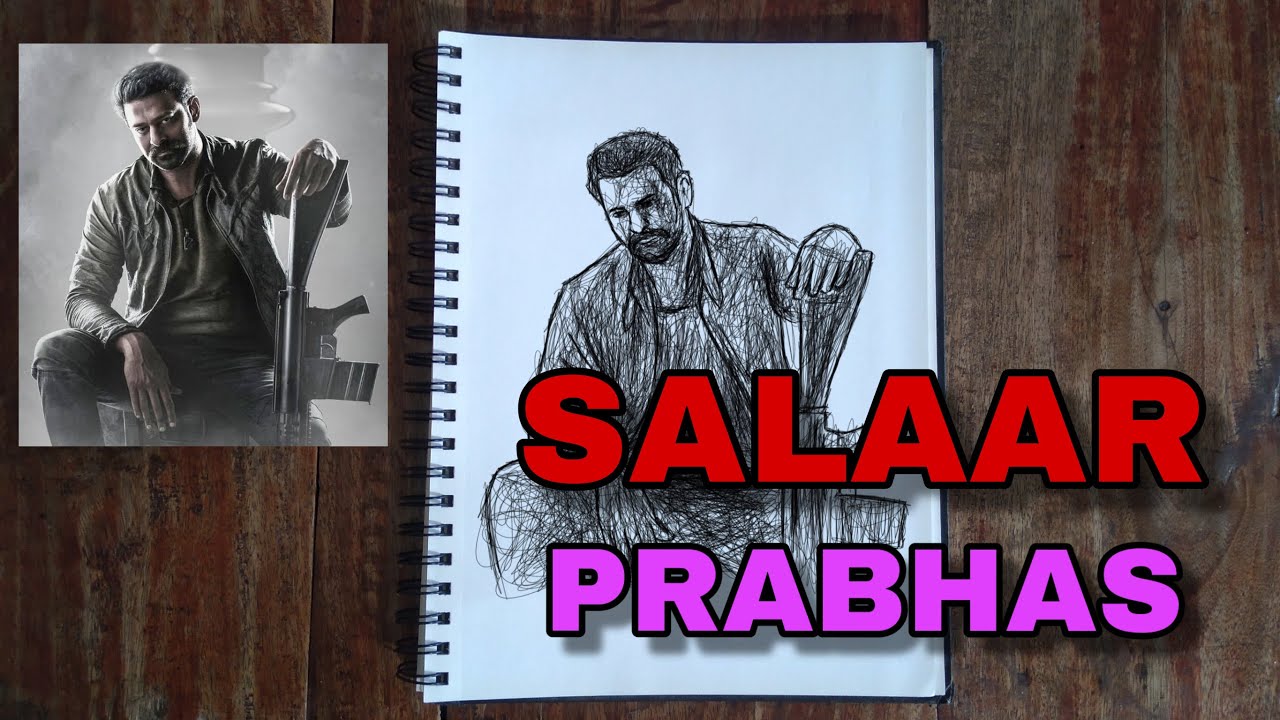 ArtStation - #SalaarCeaseFireOnDec22 Salaar Prabhas Charcoal Pencil Art 2023