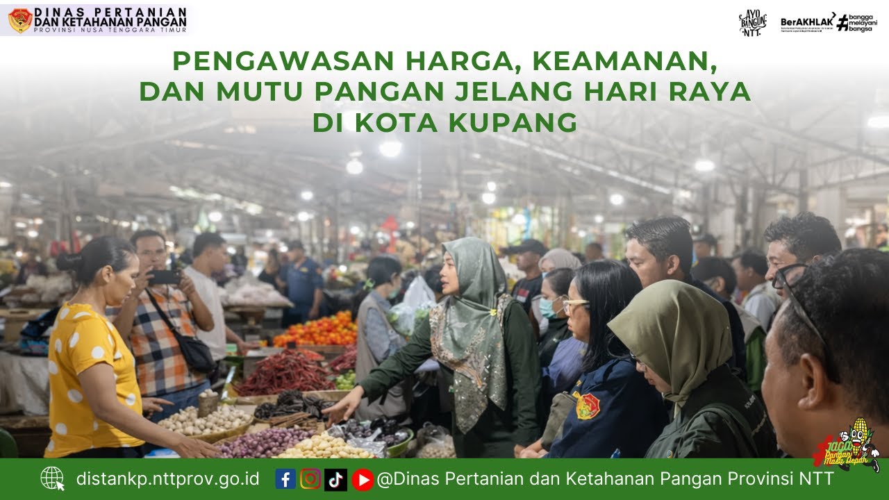 Pengawasan Harga, Keamanan, dan Mutu Pangan Jelang Hari Raya di Kota Kupang