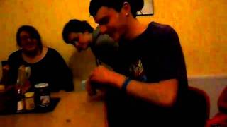 Andrew snorting pepper