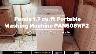 Panda 1.7 cu.ft Portable Automatic Washing Machine PAN50SWF2