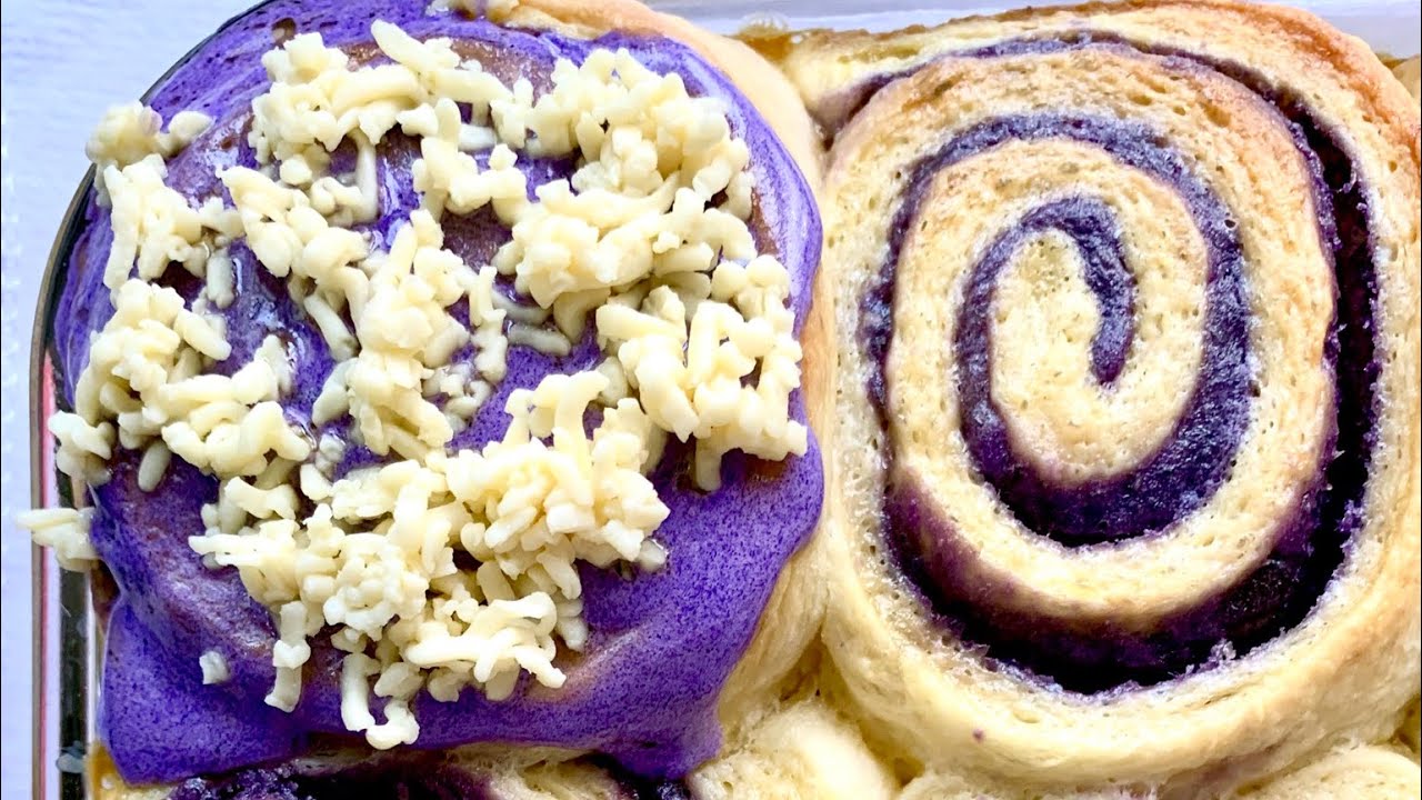 Soft UBE Cheese Rolls! (Ensaymada) YouTube