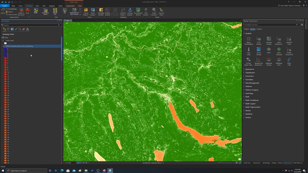 ArcGIS Pro: Image Band Ratios - YouTube