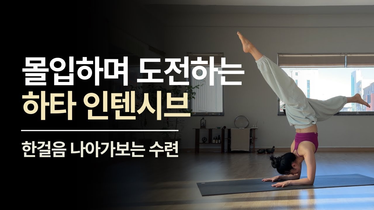 하타 인텐시브 70분 | 몰입하며 한걸음 나아가보는 중급•숙련자 요가