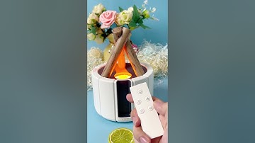 Simulated Flame Aroma Diffuser with Remote Control