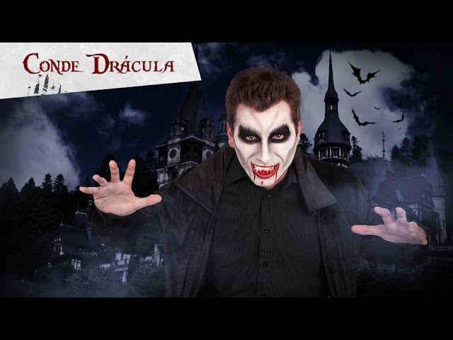 Como fazer maquiagem de vampiro Drácula: masculino, feminino e infantil   Maquiagem de vampiro, Como fazer maquiagem, Fantasia halloween masculinas