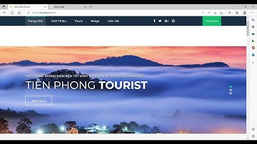 Video demo website đặt tour du lịch Lâm Đồng.