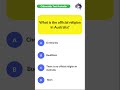 Guess the Answer - PART 19 | Australian Citizenship Test 2024 #shorts