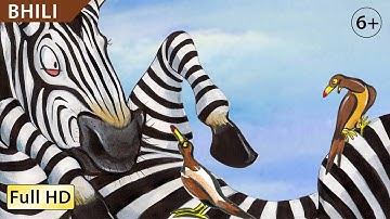 Zippy the Zebra: Learn Bhili with subtitles - Story for Children "BookBox.com"