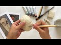 How to paint a clay mask