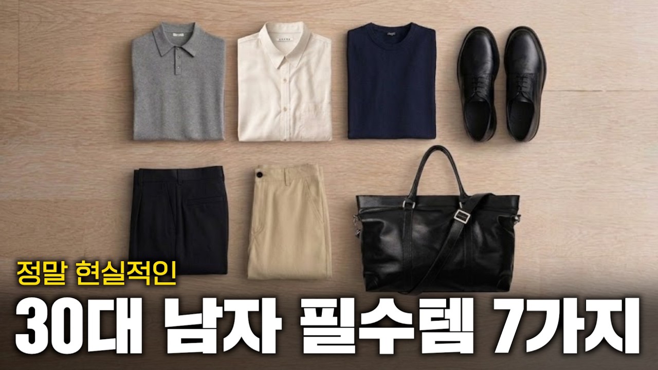 현실적인 30대 남자는 깔끔하게 입는게 가장 중요합니다 (+고르는 법 / 코디법)
