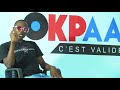 L artiste darken  de passage dans les locaux de la  structure okpaa