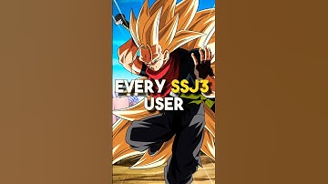 Every Super Saiyan 3 User In Dragon Ball #shorts #dragonballsuper