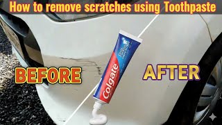 How to Remove Car Scratches in Minutes with TOOTHPASTE