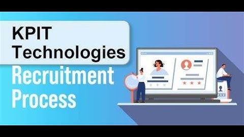 KPIT Technologies recruitment process 2023-2024