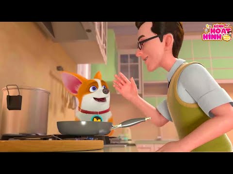 Bố Con Moco Cùng Vào Bếp - Chú Chó Moco - Phim Hoạt Hình Chú Chó Moco Vui Nhộn Cho Bé