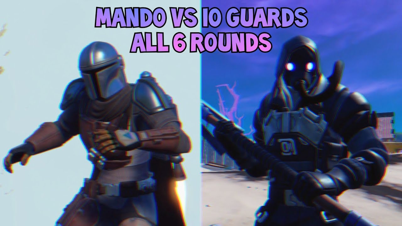 THE MANDALORIAN vs IO Guards | All 6 Rounds | Fortnite Season 5