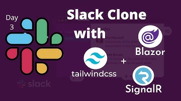 SLACK CLONE - Day 3 (Google AUTH) - Blazor | SignalR | TailwindCSS