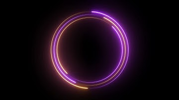 Neon Circle Loading Animation | Futuristic Tech Loop