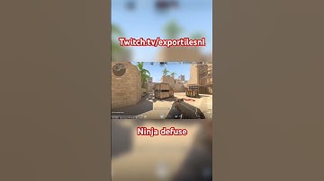 Ninja defuse #csgo #counterstrike #gaming #counterstrikeglobaloffensive #csgoclips #twitch #streamer