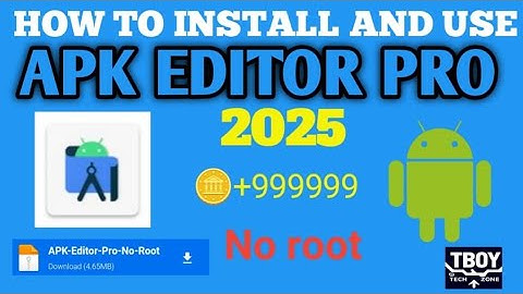 HOW TO INSTALL AND USE APK EDITOR PRO||NO ROOT 2025||MODDING TUTORIAL