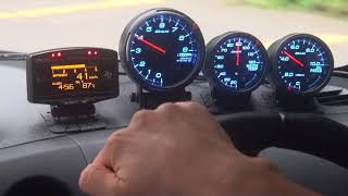 2017.09 Defi メーターのテスト走行（ダイハツ エッセ 5MT）