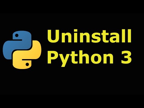 How to Uninstall Python 3 from Windows 10/8/7